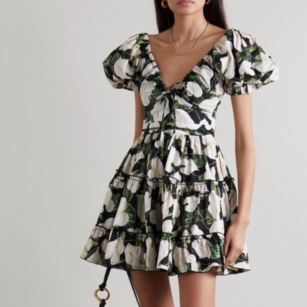 Agua by Agua Bendita Noche Manzanilla Dress, M  Perfect condition.